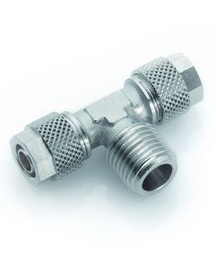 Raccord à coiffe conique TE piquage mâle au centre - RC307