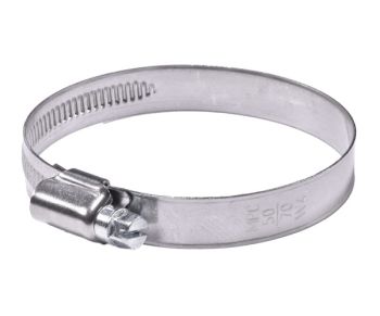 Colliers bande pleine W4/A2, ø16-230mm, tout inox, largeur 12 mm - DD-W4. Collier de serrage à crémaillère conforme à la norme DIN avec une bande pleine fermé de 12mm de largeur.