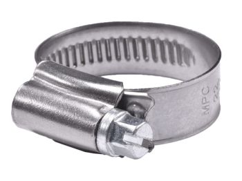 Colliers bande pleine W4, ø8-450mm, inox, largeur 12 mm - ST-W4. Sa construction W4 / A2 en acier inoxydable lui permet d'avoir une bonne résistance dans des conditions d'utilisation sévères.