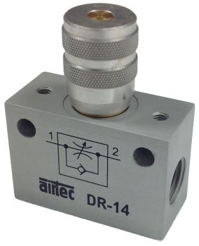 Limiteur de débit uni-directionnel en ligne DR-14