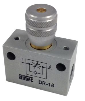 Limiteur de débit uni-directionnel en ligne DR-18