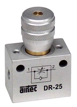 Limiteur de débit uni-directionnel en ligne DR-25