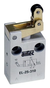 Distributeur à commande par galet escamotable EL-25-310