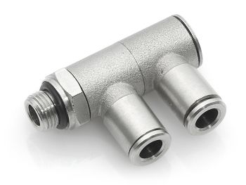 Raccord double coudé 90° orientable filetage mâle BSP cylindrique IPSO 036