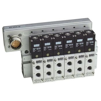 Îlot de distribution pneumatique avec raccordement Multipol 4 à 16 stations - RE-04