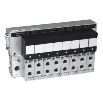 Îlot de distribution pneumatique avec raccordement Multipol 4 à 16 stations - RE-44