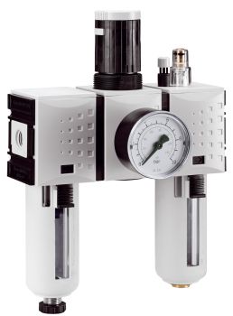 Ensemble Filtre + Régulateur + Lubrificateur G3/8" - FUTURA KS3U-138-G
