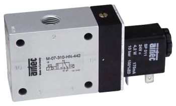 Distributeur à commande électrique/rappel différentiel M-07-310