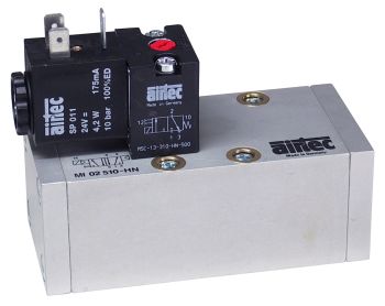Distributeur ISO-T2 à commande électrique/rappel ressort MI-02-511