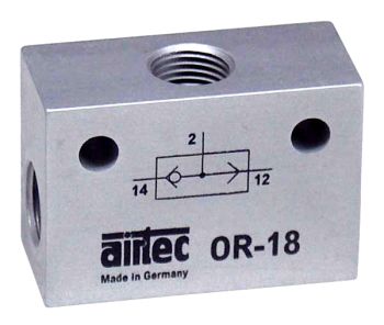 Sélecteur de circuit "OU" OR-18 raccordement G1/8