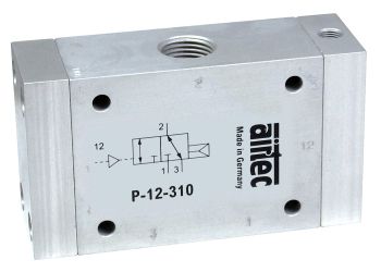 Distributeur à commande pneumatique / pneumatique différentiel P-12-322