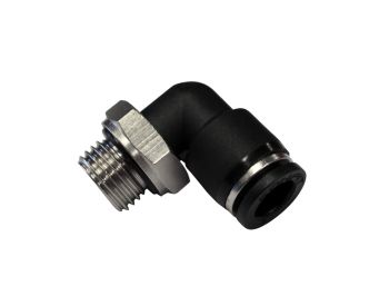 Raccord coudé 90° orientable avec filetage mâle BSP cyl. & métrique RP72