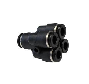 Raccord en Y double inégal RP75