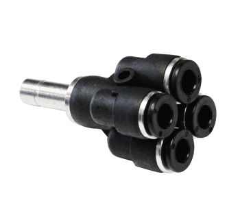 Raccord en Y double inégal encliquetable RP76