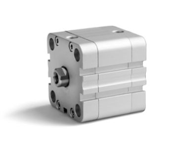 Vérin double effet compact, ISO 21287, avec tige taraudée . Diamètre d'alésage de ø63 et des courses de 5 à 400mm. Vérin pneumatique PDM063 tige femelle M12x1,25.