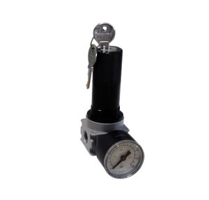 Régulateur de pression de précision G1/4, 0,5 à 4 bar, 1250 l/min