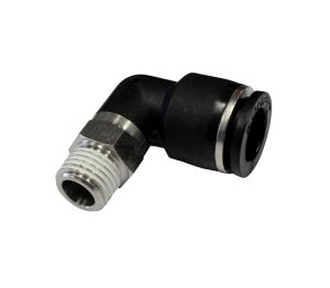 Raccord coudé 90° orientable avec filetage mâle BSP conique RP72K