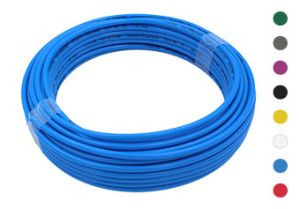 Tuyau calibré en polyuréthane Elastollan C98A -polyester ø 6x3,9 mm pour l'air et les gaz neutres