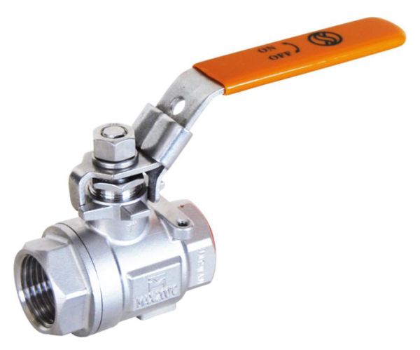 Robinet à Tournant Sphérique FSA Inox 316 – 3 Voies, 1/4 à 4 Pouces, Neuf