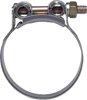 Collier de serrage inox (W2 AISI 430), ø 19 à 51 mm, largeur 18 à