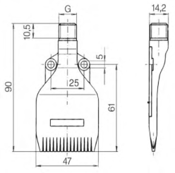 Scicalife Buse à Jet Plat En Alliage D'Aluminium Pour Soufflage D'Air Et Refroidissement