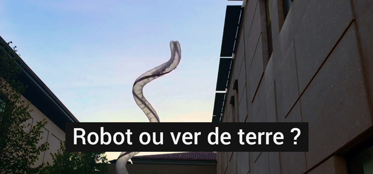 Robot ou ver de terre ? une innovation propulsée par l'air comprimé